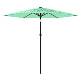Garden Parasol with Steel Pole Green 268x268x226 cm 4005103