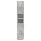 Bathroom Cabinet with Open Shelf HOORN Concrete Grey 897258