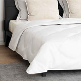 Duvet with Pillow 3 pcs White Microfiber 3377664