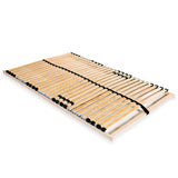 Slatted Bed Base without Mattress with 28 Slats 7 Zones 100x200 cm 246446