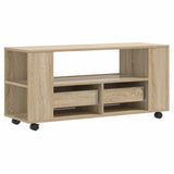 TV Cabinet Sonoma Oak 102x34.5x43 cm Engineered Wood 833745