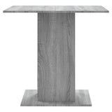 Dining Table Grey Sonoma 80x80x75 cm Engineered Wood 825823