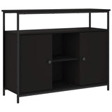 Sideboard Black 100x35x80 cm Engineered Wood 835499