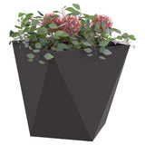 Planter Black 50 x 50 x 50 cm Steel 883836