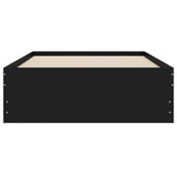 Bed Frame with Drawers without Mattress Black 100x200 cm 3207288