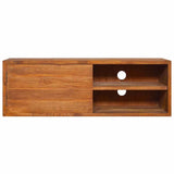 Wall-mounted TV Cabinet 90x30x30 cm Solid Teak Wood 289084