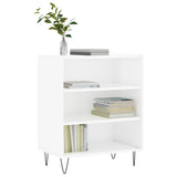 Sideboard High Gloss White 57x35x70 cm Engineered Wood 827134