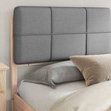 Bed Frame with Upholstered Headboard Light Grey 180 x 200 cm 3398179