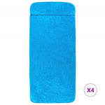 Beach Towels 4 pcs Turquoise 60x135 cm Fabric 400 GSM 3157060