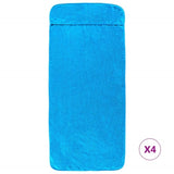 Beach Towels 4 pcs Turquoise 60x135 cm Fabric 400 GSM 3157060