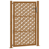 Garden Gate 100x150 cm Weathering Steel Cross Design 4101006