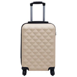 Hardcase Trolley Set 2 pcs Gold ABS 92431
