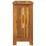 Garden Cabinet Natural 75 x 35 x 70cm Solid Acacia Wood 42001362