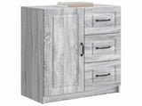 Sideboard Grey Sonoma 66 x 34.5 x 87 cm Engineered Wood 895781