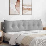 Back Pillow Cloud Grey 180 x 24 x 50 cm Fabric 42014570