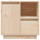 ZNTS Bedside Cabinet 50x34x50 cm Solid Wood Pine 814479