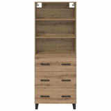 Highboard 2 pcs Artisan Oak 69.5 x 34 x 180 cm Engineered Wood 3415900