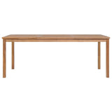 Garden Table 200x100x77 cm Solid Teak Wood 44998