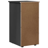 Cabinet Grey 34 x 39 x 61.5 cm Solid Pine Wood 42028350