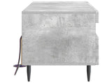 LED TV Cabinet Concrete Grey Engineered Wood 896548