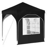 Pop-up Party Tent 192 x 192 x 245 cm Black 42019832