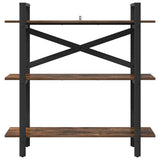 Bookshelf Smoked Oak 100 x 33.5 x 102 cm Engineered Wood 883948