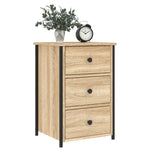 ZNTS Bedside Cabinet Sonoma Oak 40x36x60 cm Engineered Wood 825995