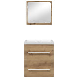 Bathroom Furniture Set 2 pcs Artisan Oak Engineered Wood 3393509