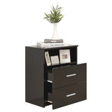 803274 Bed Cabinet Black 50x32x60 cm