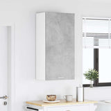 Hanging Cabinet Concrete Grey and White 50 x 31 x 100 cm 884349