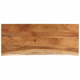 Table Top 90x40x2.5 cm Rectangular Solid Wood Acacia Live Edge 370251