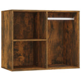 Dressing Table Set with LED Smoked Oak Engineered Wood 3114104
