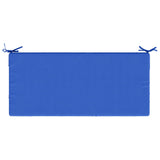 2-Piece Bench Cushions SOEST 2 pcs 100% Polyester Royal Blue 950157