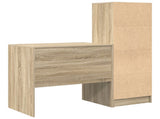 Desk with Drawer with Shelf with Storage 2 pcs Sonoma Oak 3337355