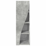 Corner Cabinet Concrete Grey 32x32x102cm Engineered Wood 889858