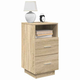 Bedside Cabinet with 2 Drawers Sonoma Oak 36x36x68 cm 858582