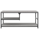 Coffee Table Grey Sonoma 90x49x40 cm Engineered Wood 835312