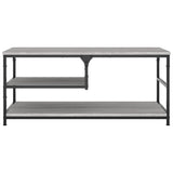 Coffee Table Grey Sonoma 90x49x40 cm Engineered Wood 835312