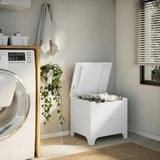 Storage Box with Lid RANA White 60x49x54 cm Solid Wood Pine 4002336