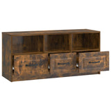 TV Cabinet Smoked Oak 102 x 34.5 x 47 cm Engineered Wood 895830