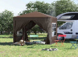 2 x 2 m Garden Pop Up Gazebo, Wedding Party Tent Marquee, Water Resistant Awning Canopy with T3398P314112