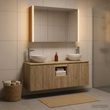 Bathroom Cabinet Set 4 pcs Sonoma Oak Engineered Wood 3406345