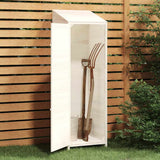 152187 Garden Shed White 55x52x174,5 cm Solid Wood Fir