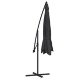 Cantilever Garden Parasol with Aluminium Pole 350 cm Black 47130