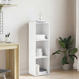 Book Cabinet/TV Cabinet White 36x30x114 cm Engineered Wood 800135