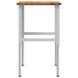 Workbench Light Brown 100x60x cm Solid Wood Oak 3309719