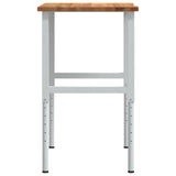 Workbench Light Brown 100x60x cm Solid Wood Oak 3309719