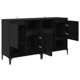 Sideboards 2 pcs Black Oak 60 x 35 x 70 cm Engineered Wood 3415601