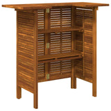 Bar Table 110x50x105 cm Solid Acacia Wood 44007