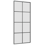 Sliding Door with Hardware Set 90x205 cm ESG Glass&Aluminium 3332896